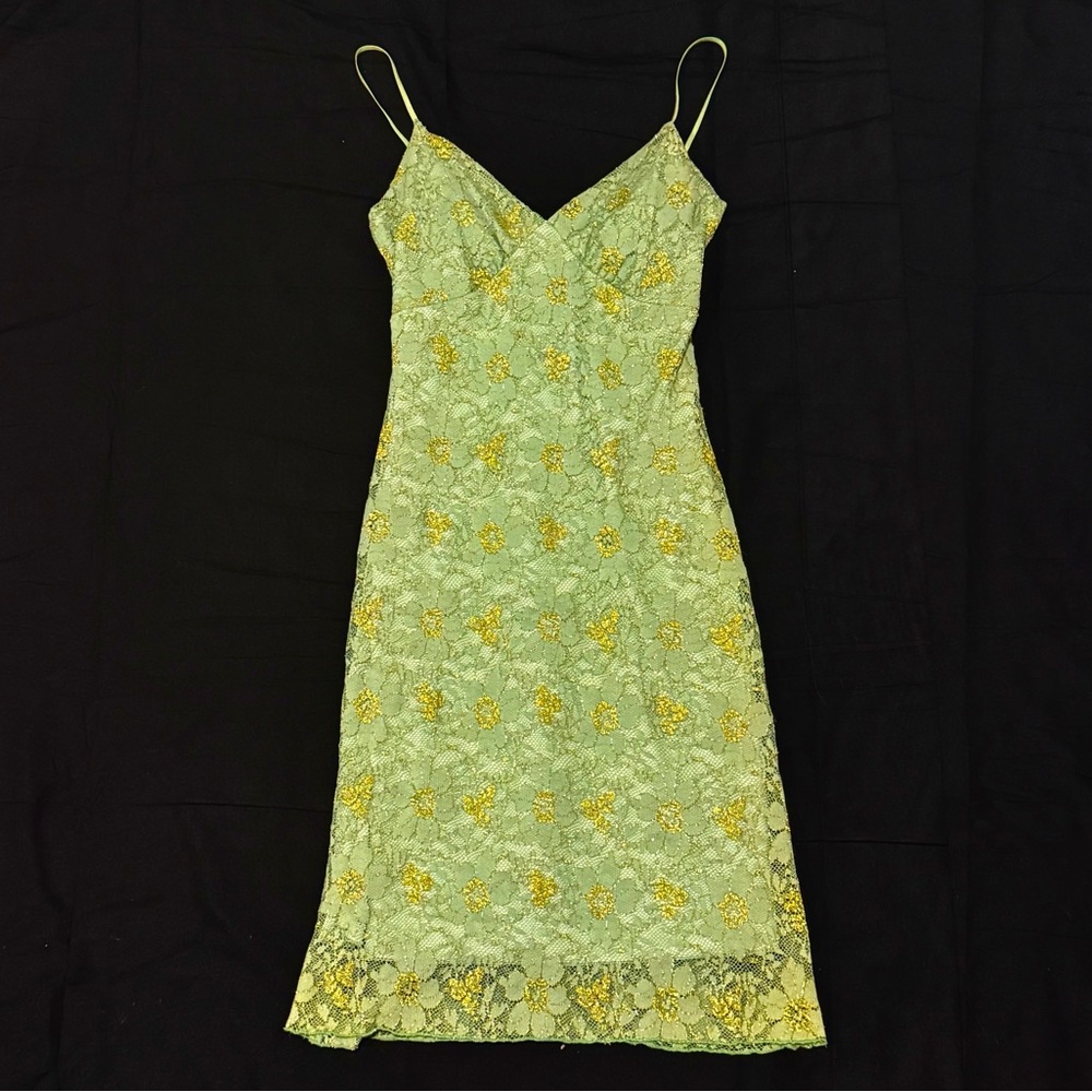 Vintage Floral Lace Dress